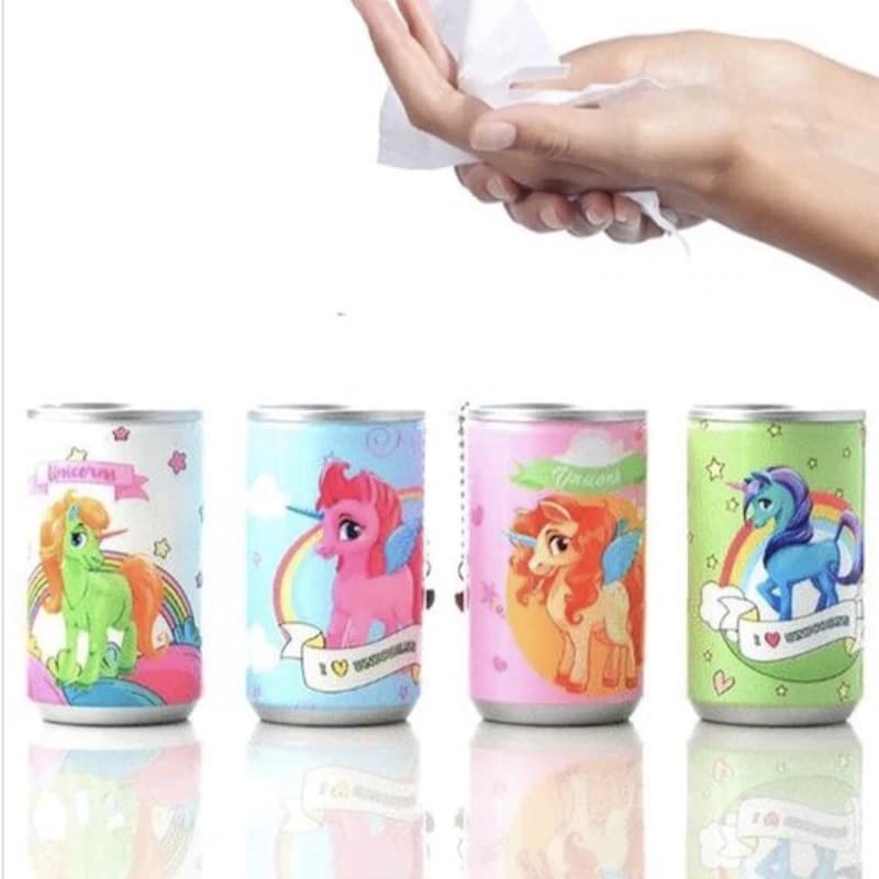 Unicorn Wet Wipes Cane || Camera Toy with Bell, Plastic Multicolor Design || Intelligence Book Sound Book for Children