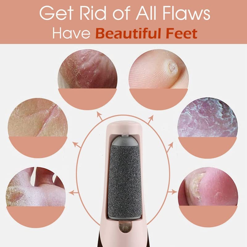 Drumstone Finishing Touch Flawless Pedi Electronic Tool File and Callus Remover, Pedicure