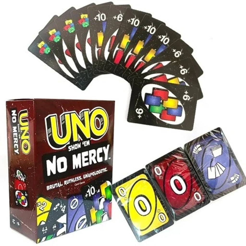 Mattel Games UNO Show ‘em No Mercy Card Game for Kids, Adults & Family Parties and Travel