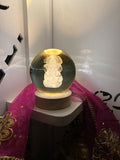 GAJANAN GANESH 3D CRYSTAL BALL LAMP