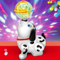 Dancing Dog Toy with Music and 3D Flashing LED Light Ball, for Boys and Girls, Ages 3+