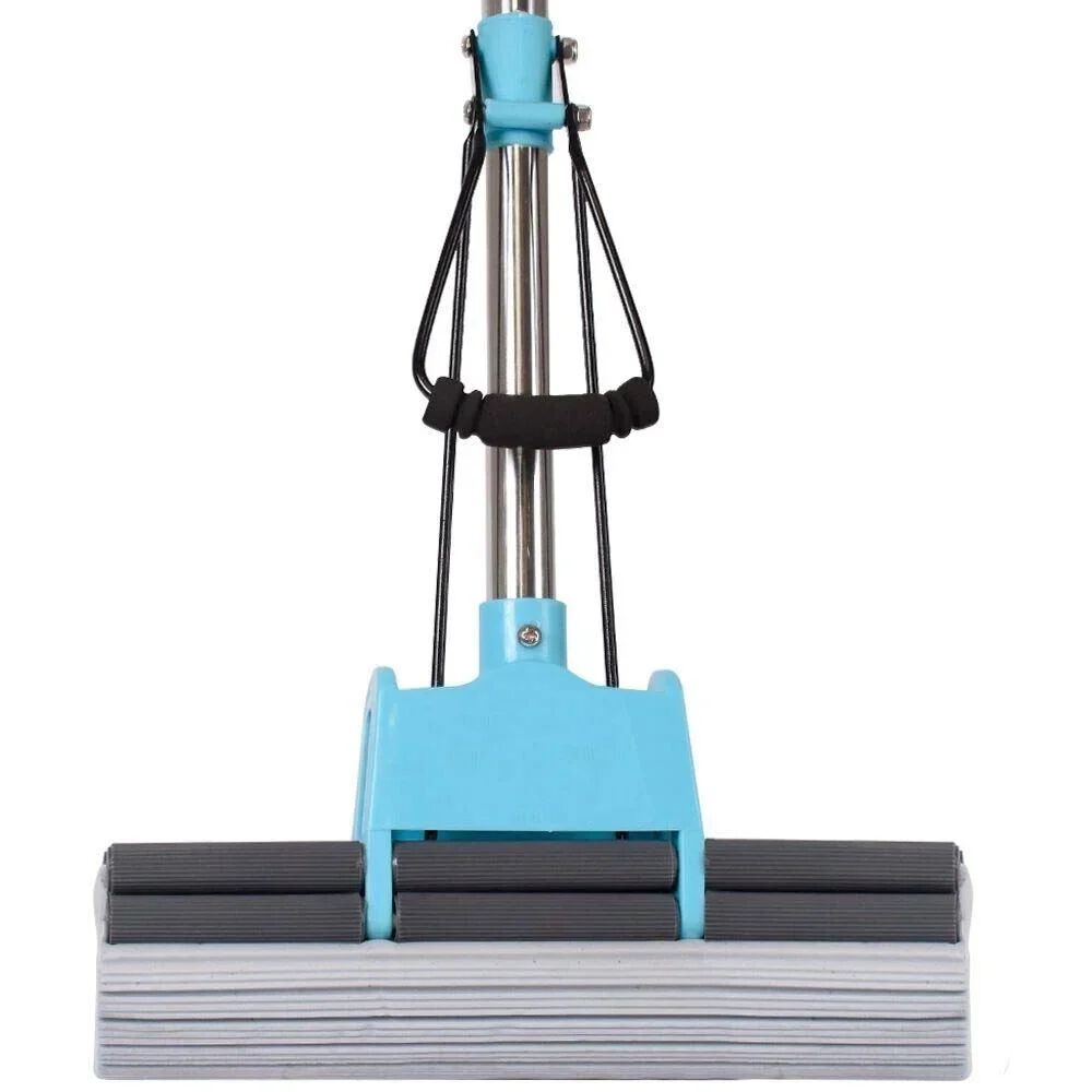 Cleaning Squeeze Mop with Adjustable Telescopic Handle Squeegee Absorber Sponge Cleaner Pocha {Multicolor}