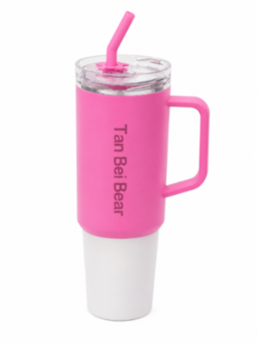 (Set of 3) Tumbler Bottle with Handle & Lid, 2 Straws with Straw Cap – Leakproof Sipper Bottle with Straw Kids Water Bottle for School & Travel {Multicolor}
