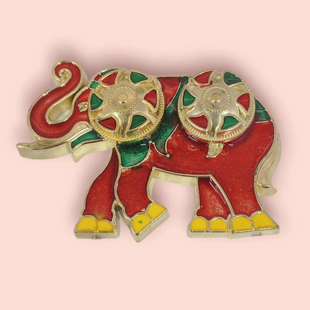 Haldi Kumkum Colourful Elephant Holder for Festival items