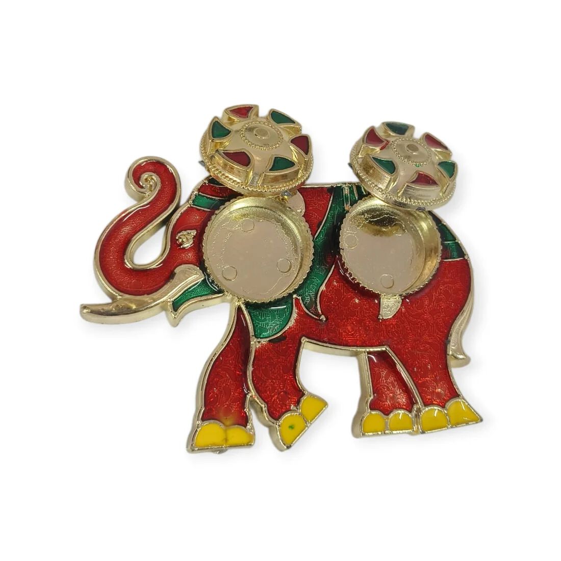 Haldi Kumkum Colourful Elephant Holder for Festival items