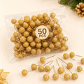 (50 pcs) Artificial Berries PP Fruit Stamens DIY Decor Supplies Golden| Home & Garden|Wedding Supplies|Flowers, Petals & Garlands