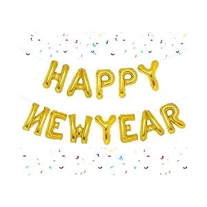 (12 Balloon) Happy New Year  Foil Balloon