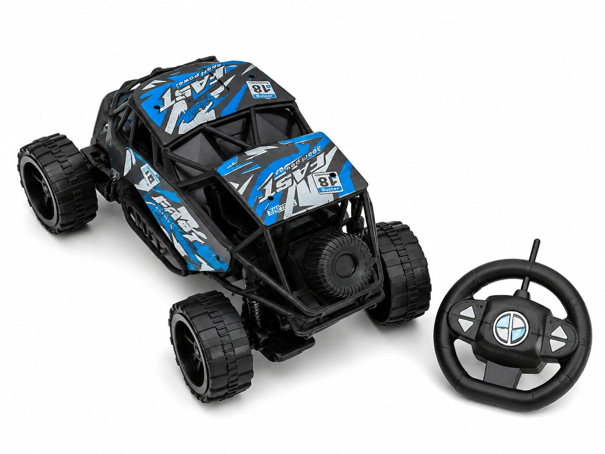 Premium Alloy Rock Crawler - Rechargeable Remote Control Car Toy with Off-Road RC 2WD Monster Truck Gift for Kids Boys and Girls Age 4-12+ (2 colour available)