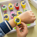 (Pack of 12) Kids Cartoon Digital Watch – Colorful Character Design