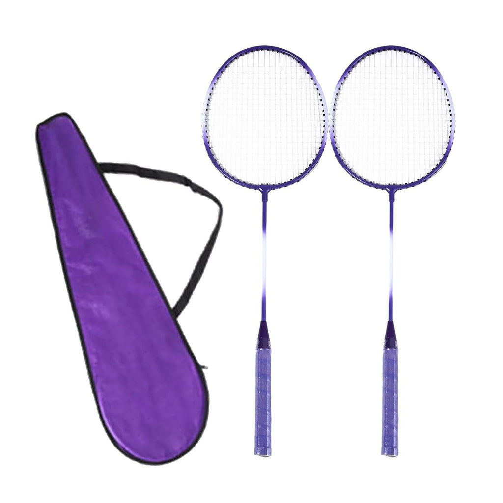 Badminton Rackets 2 Pieces Racket for Training Practice Advanced Violet|Sporting Goods |Badminton (Random Colour)