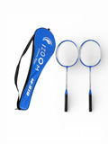 2 pcs Badminton Racquet with Full Racket Cover, Strung Shuttle Bat for Practice Multicolor Strung Badminton Racquet
