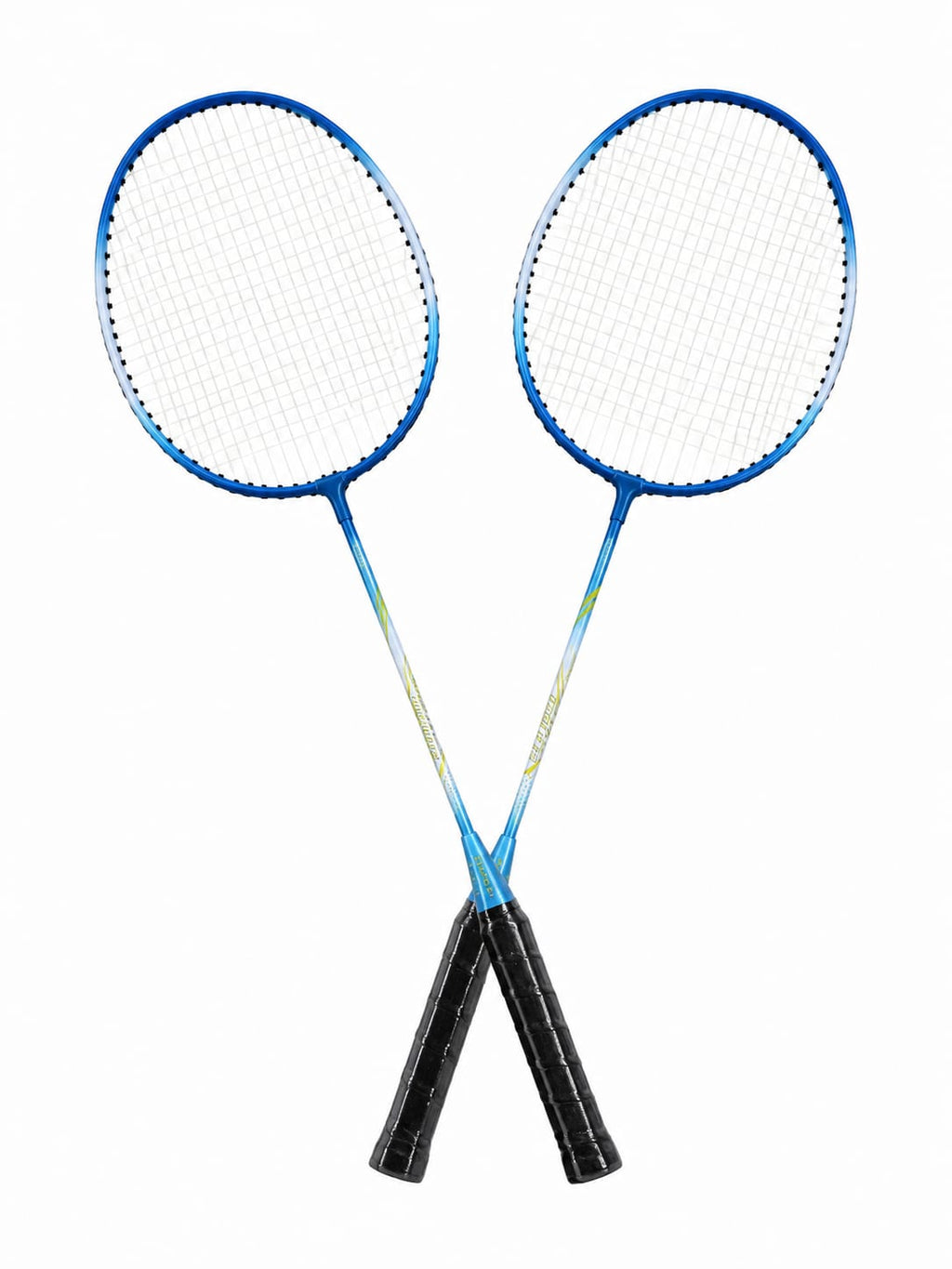 2 pcs Badminton Racquet with Full Racket Cover, Strung Shuttle Bat for Practice Multicolor Strung Badminton Racquet