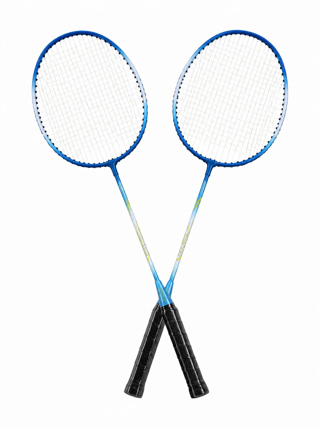 2 pcs Badminton Racquet with Full Racket Cover, Strung Shuttle Bat for Practice Multicolor Strung Badminton Racquet