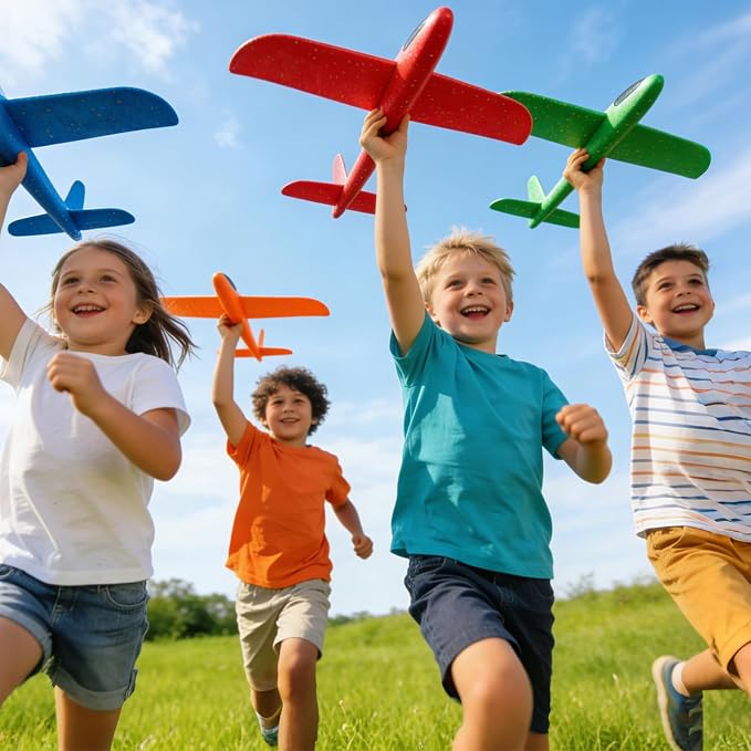 Foam Plane With Light – Large Throwing Glider