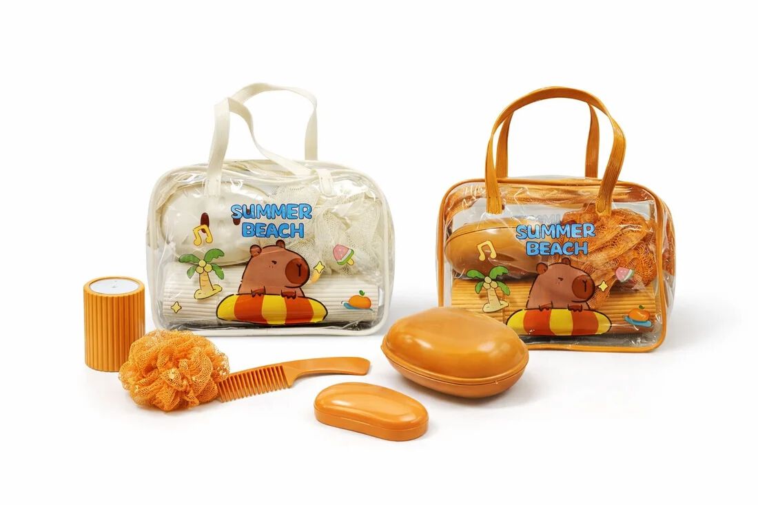 Luxury Kids Bath Essentials Set, Children’s Travel Bath Kit