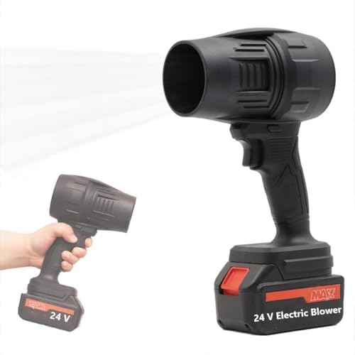 Cordless Electric Air Blower, Portable Turbo Jet Fan with High-Power Brushless Motor for Car, Home, Garage, Outdoor and Road Cleaning