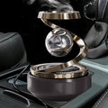 Solar Rotating Car Air Freshener-Refillable Aromatherapy Diffuser & Eco-Friendly Dashboard Air Purifier with Stylish Auto-Rotation, Solar-Powered Fragrance Diffuser for Car Interior