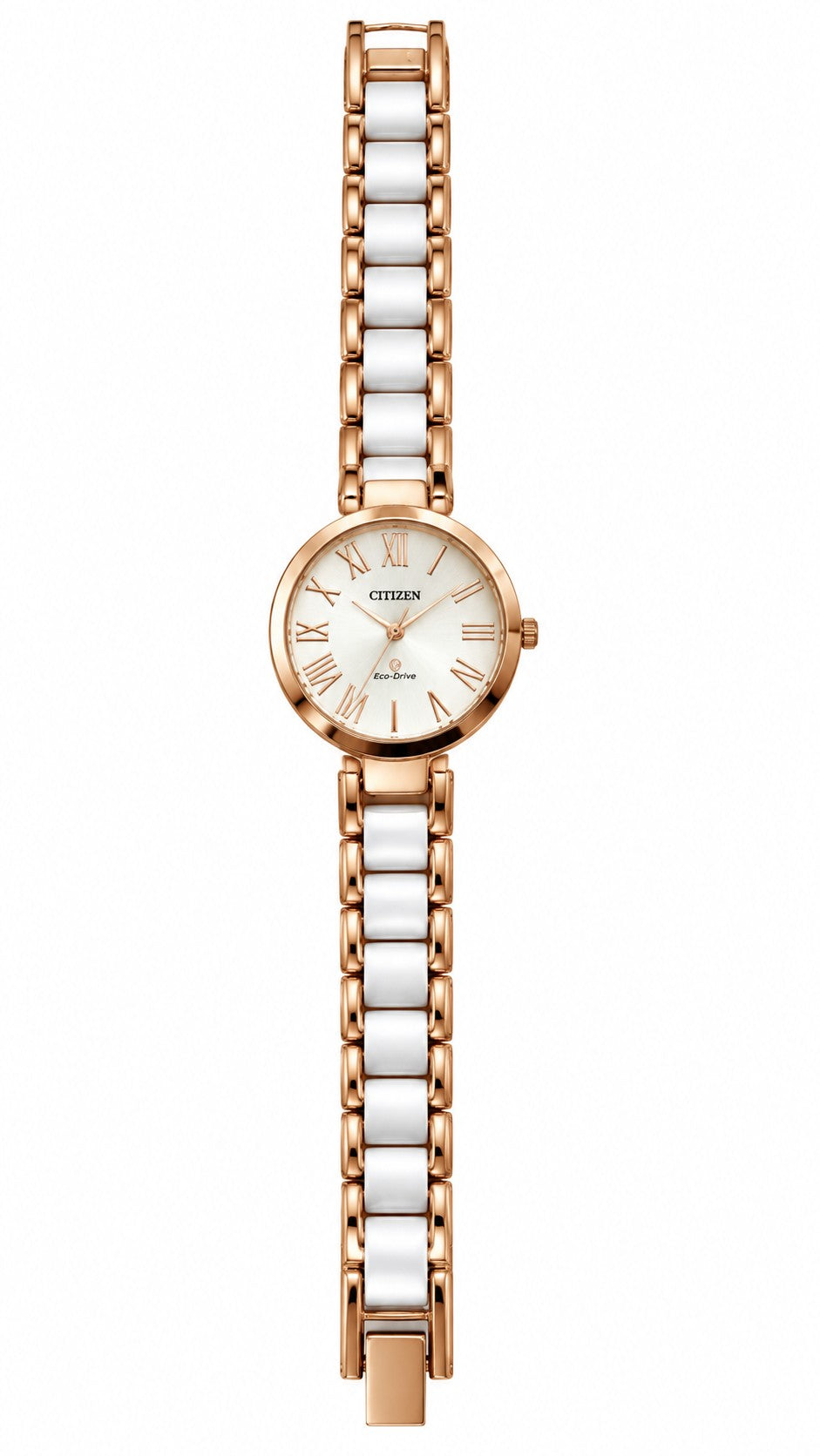 Watch Women Gift  Gold Ladies Wrist Watches Ceramic Strap Bracelet Clock - 21235