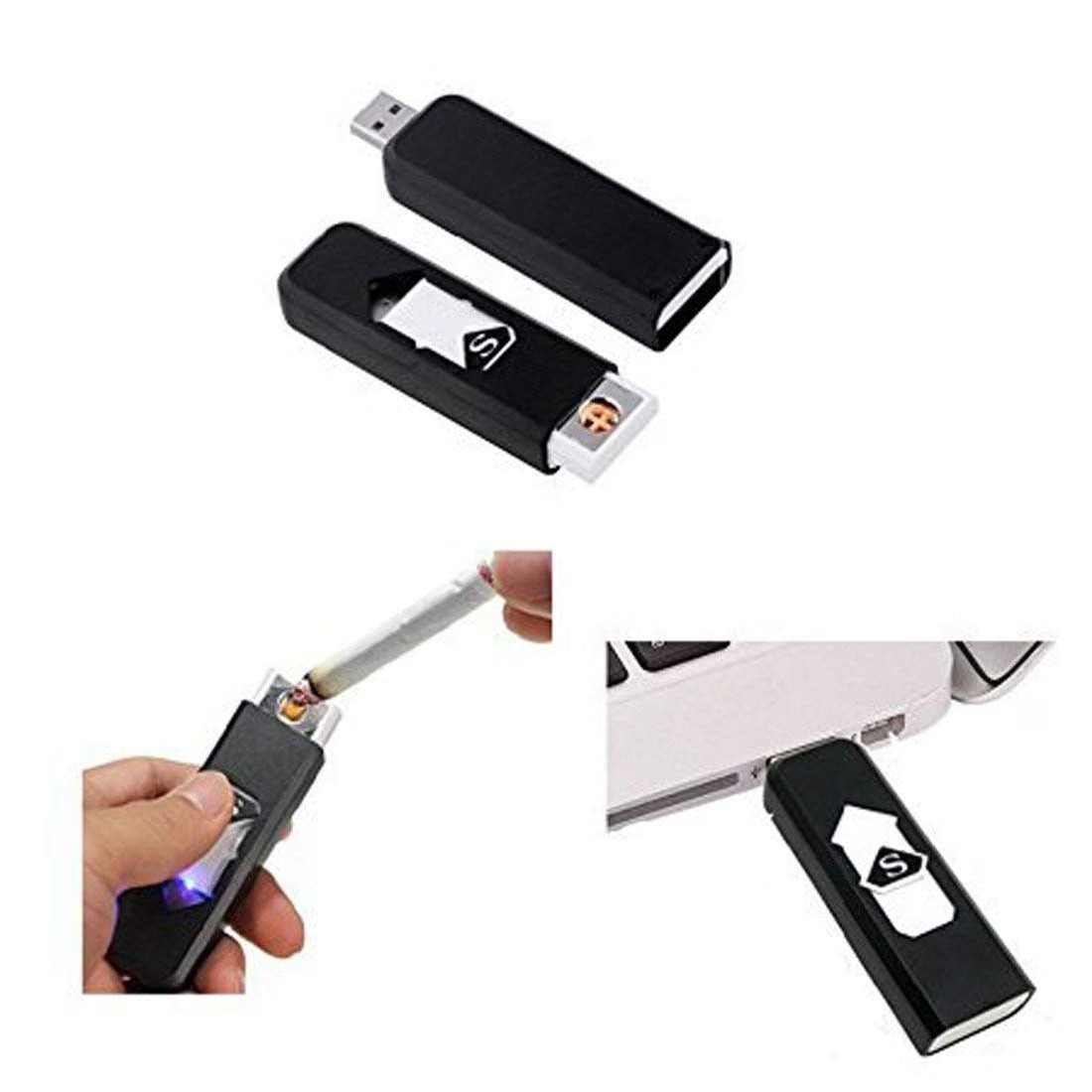 Anoint India USB Cigarette Lighter Windproof Rechargeable Flameless Lighter