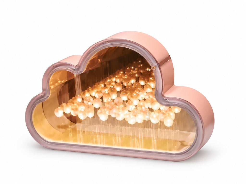 GUANCI Tulip Lamp Tulipanes Light, Modern Cloud Flower Lamp, Cute Aesthetic Lighting for Bedroom, DIY Table Mirror Décor, Unique Creative Decorative Light, Best Gift for Girl (Without Assemble (DIY))