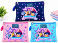 K Pop Demon Music Idol-Inspired A4 Document Pouch for Office & School | Water-Resistant Faux Leather Organizer for Certificates & Stationery | Spacious Multi-Purpose Zip Folder [Random Colour] - 21290