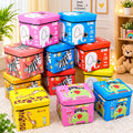 Kids Storage Box Foldable, Child-friendly Storage Container for Toys and Games [Random Design}