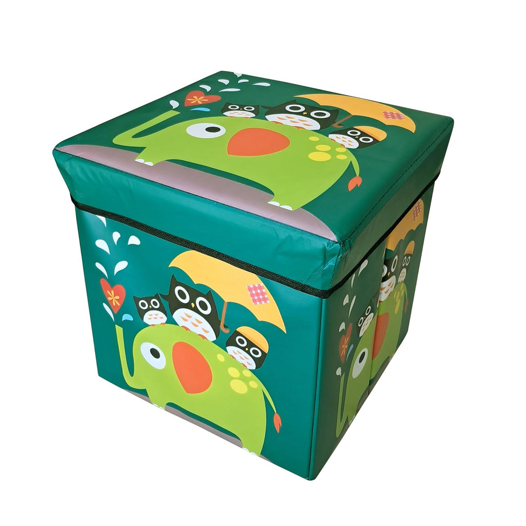 Kids Storage Box Foldable, Child-friendly Storage Container for Toys and Games [Random Design}