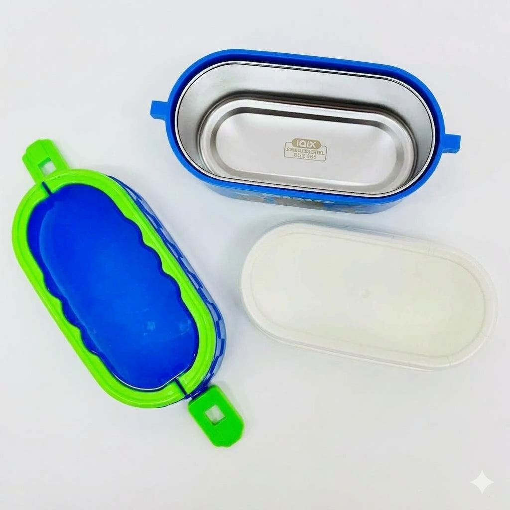 Cartoon Lunch Box – Double Layer Tiffin with Handle - 21312