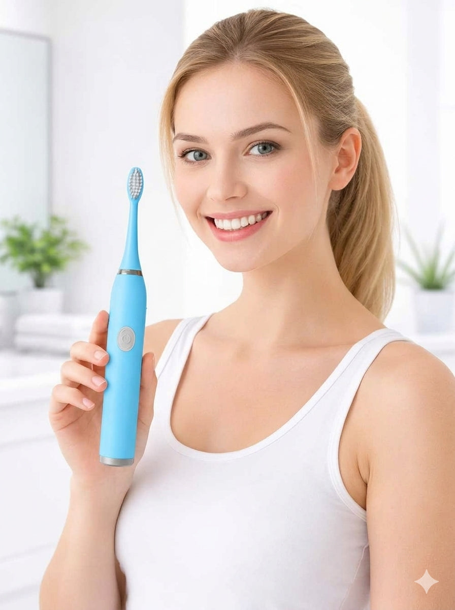 Electric Toothbrush with 3 Replaceable Brush Heads | Sonic Toothbrush - 21314