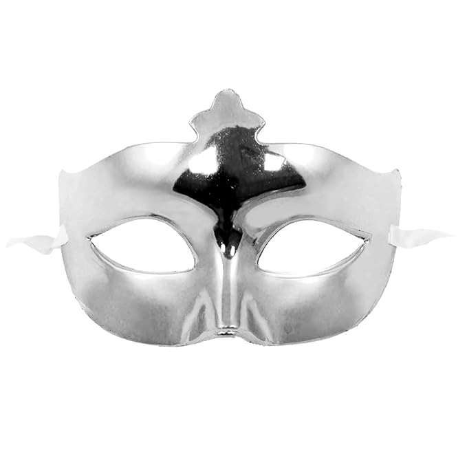 [Pack of 12] Prime Colourful Eye Mask Role Play Theme Party Mask for Halloween Xmas Party,Birthday Party for Kids and Adults [Random Colour] - 21319