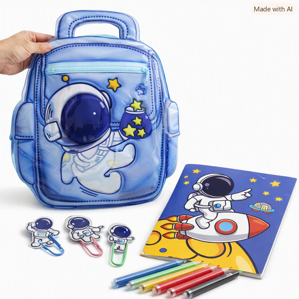 Magic Friends Fun Bag stationery Kit With Ramdom Desgin