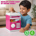 Zest 4 Toyz Money Piggy Bank Toy for Kids Gullak Money Safe with Number Password Money Saving Mini ATM Toy with Lights and Sound Money Bank for Kids - 10514