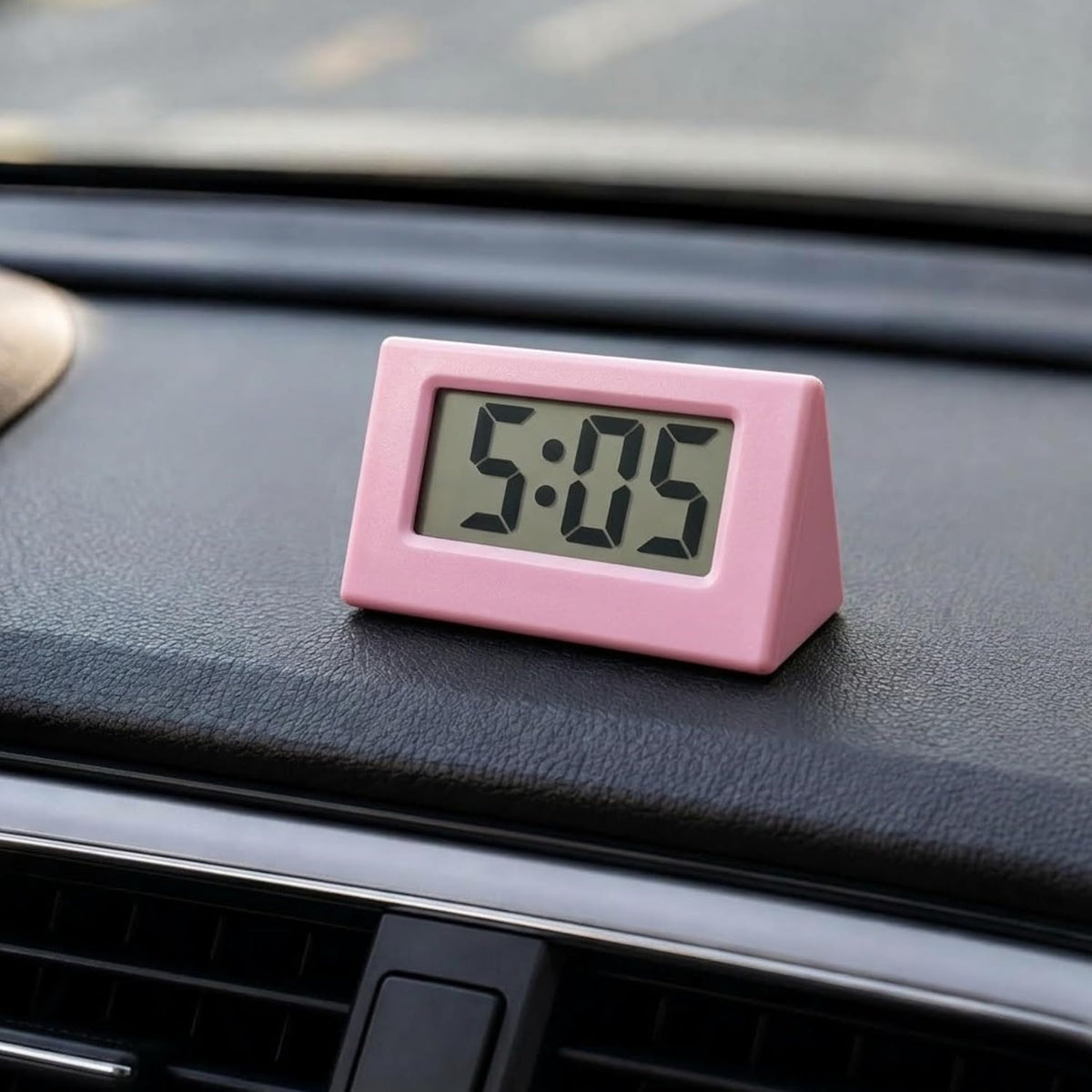 Mini Digital Clock Portable Cute Gadget for Car Dashboard Student Desktop Clock Home Office Bedroom Decor,