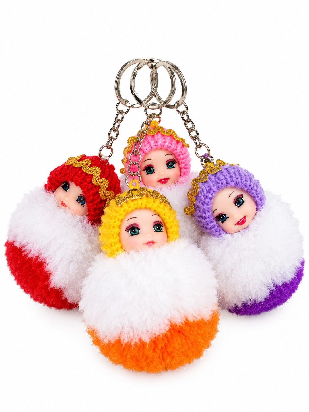 {PACK OF 12} Cute Love Doll Keychain - 21345