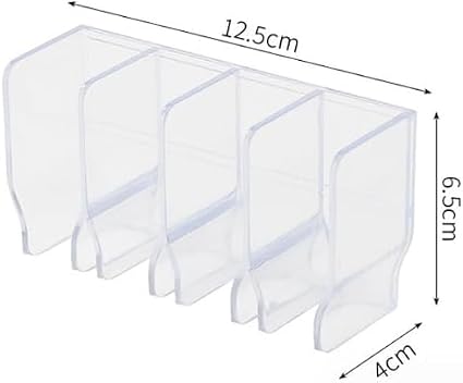 Wall Mounted Cosmetic Organizer, 4-Grid Storage Caddy for Bathroom, No-Drill Plastic Storage Rack for Skincare, Toothpaste, Hand Cream, Stationery
