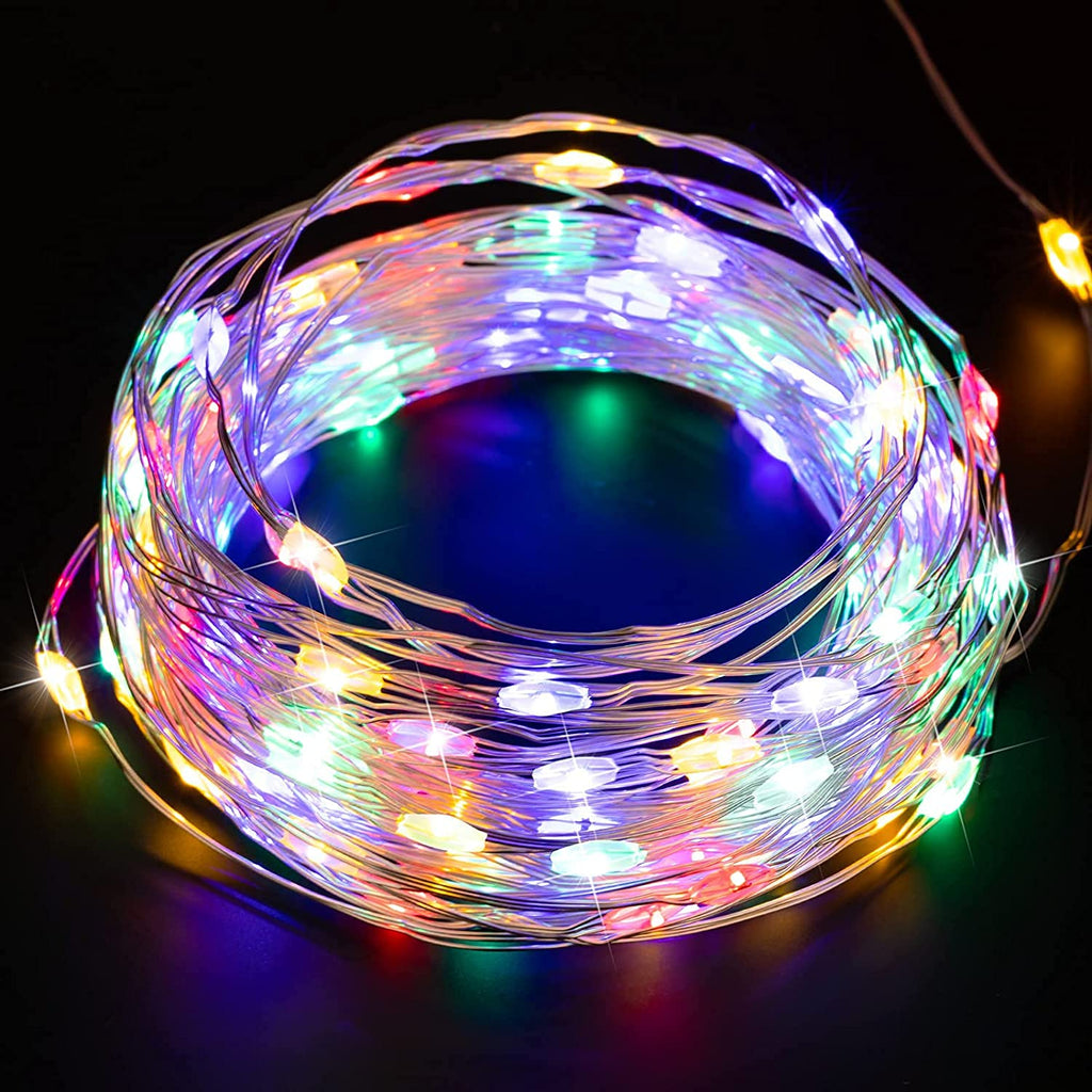 Smart Fairy Light String  White Wire Music Bluetooth Mesh App  Remote DIY Control Sync Color Chasing  Multicolor, Led