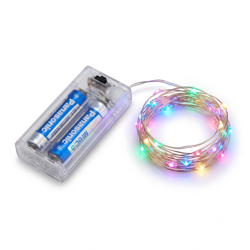 2 Meter LED light Fairy Lights AAA-Battery Operated Multi color