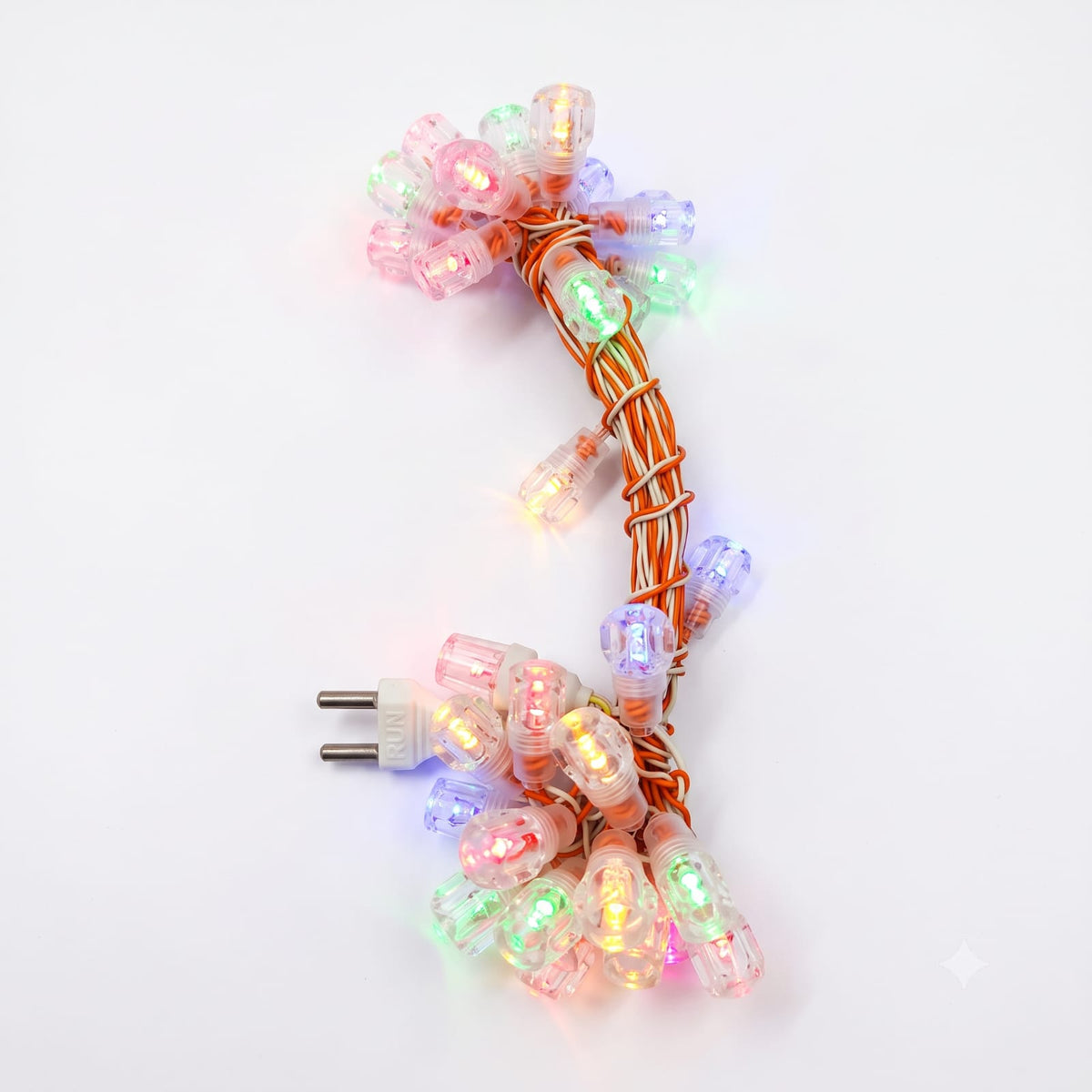 Multicolor LED String Lights with Plug