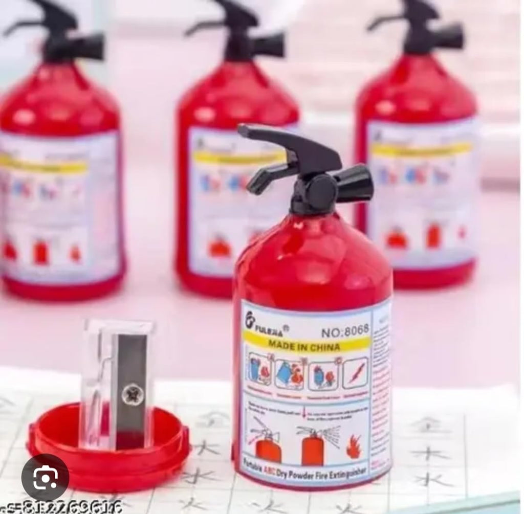 ARPIT MART Sharpener Fire Extinguisher Shape Creative Pencil Sharpener Student Stationery for Children Gifts Office School Supply Red Color