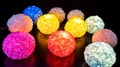 LED Rose Ball Candle Light Up Decorative Floral Design, Battery Operated, Wedding Home Decor
