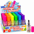 [PACK OF 24] Colourful Nail Polish Highlighter Display