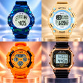 Kids Digital Sports Watch for Boys & Girls – Colorful Waterproof Look Wrist Watch Multicolor [Random Design]