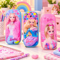 Barbie Doll Pen & Pencil Case Hardtop Pencil Case for Kids, Pencil Pouch for Kids Art EVA Pencil Box {Random Design}