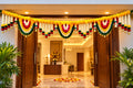[10 Feet] Decorative Flower Toran with Golden Bells for Main Door, Diwali, Pooja, Wedding & Festive Home Decoration