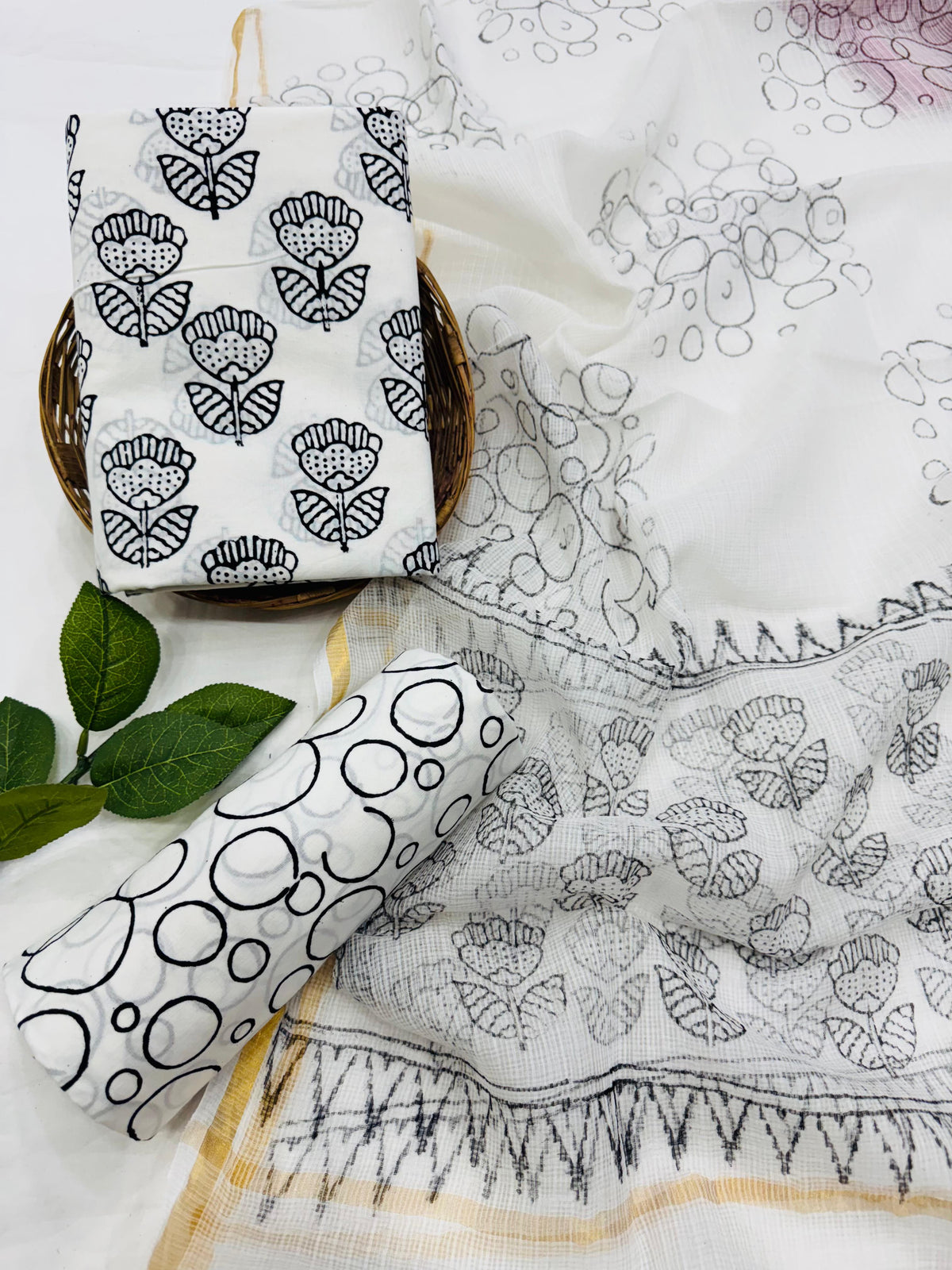 Handcrafted Kota Doriya Dupatta