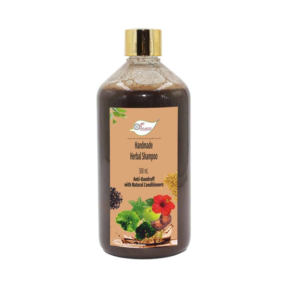 Herbal Shampoo Anti Dandruff Sulphate free Based – 500ml