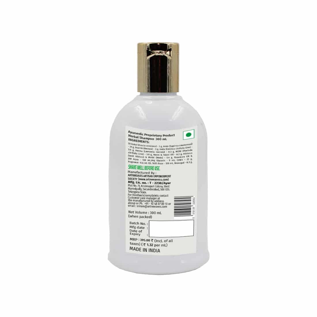 Herbal Shampoo SLES Based – 300ml