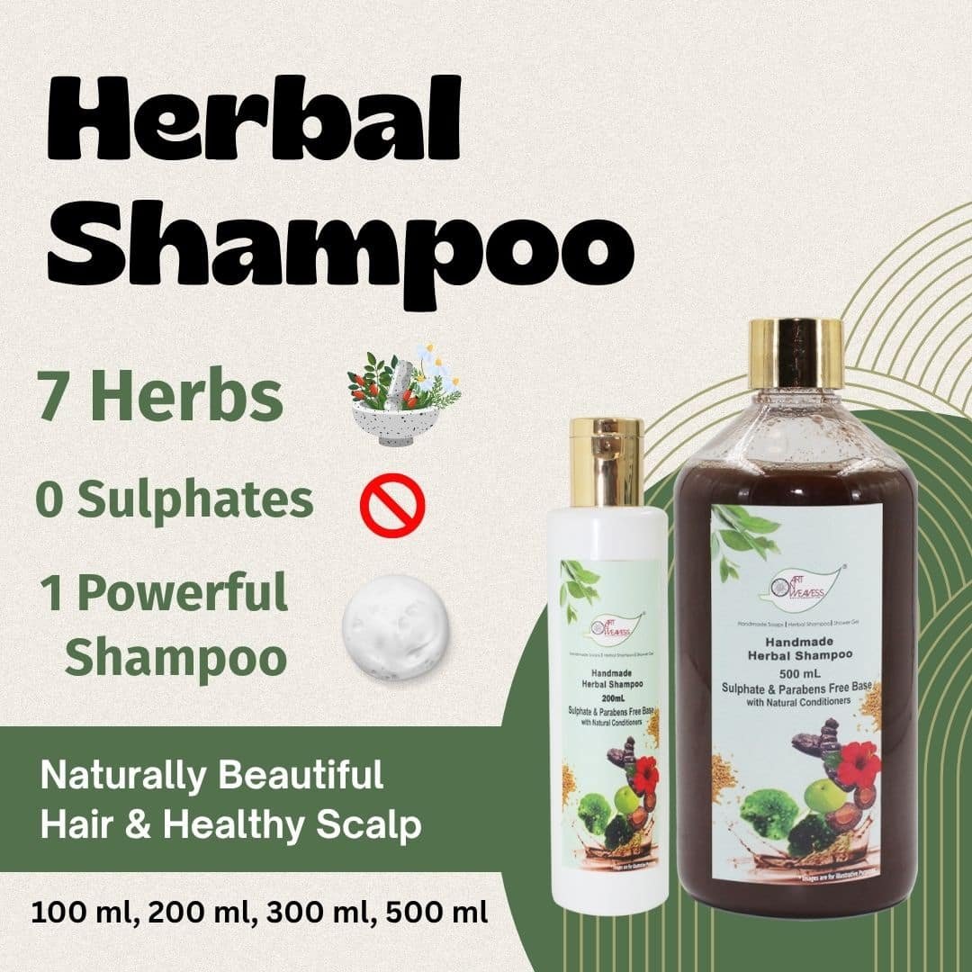 Herbal Shampoo Sulphate free Based – 100ml