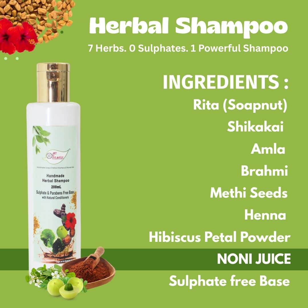 Herbal Shampoo Sulphate free Based – 300ml