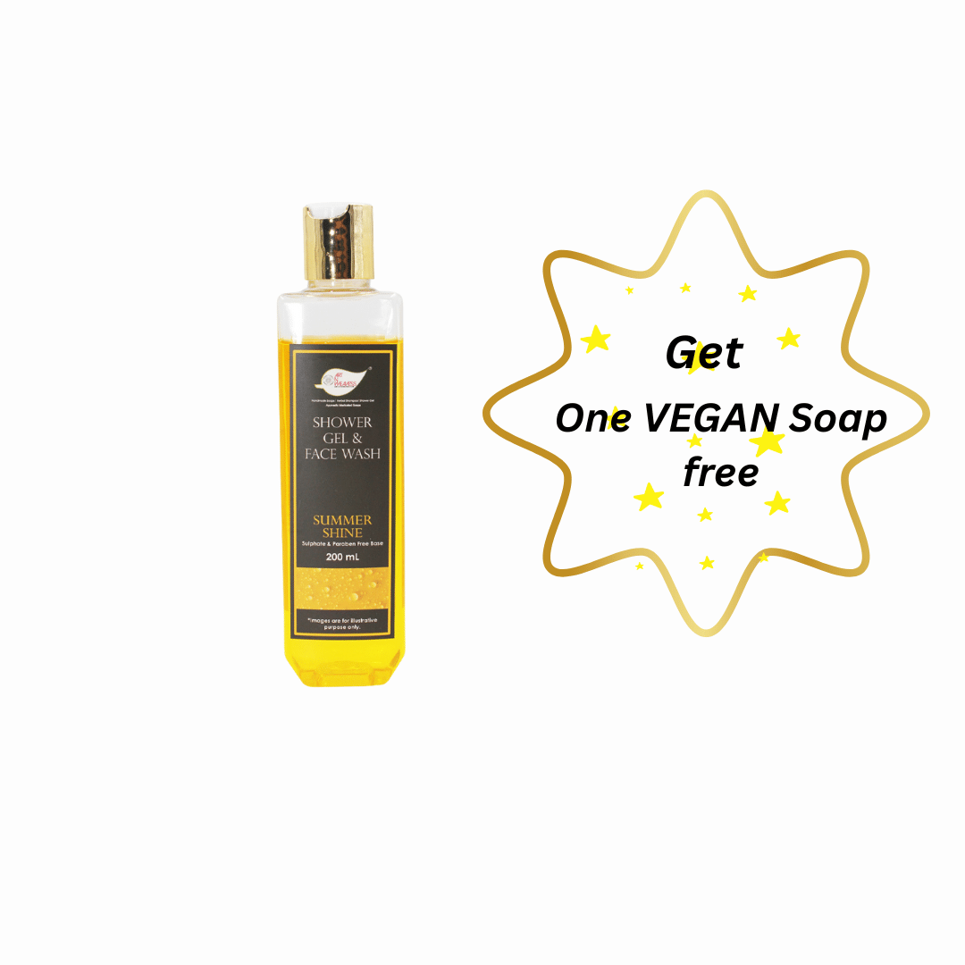 Summer Shine Shower Gel & Face wash with Sulphates & Parabens free Base – 200ml